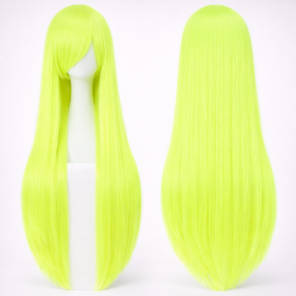 The "Ultra-Sleek" 80cm Statement Wig Makeup art
