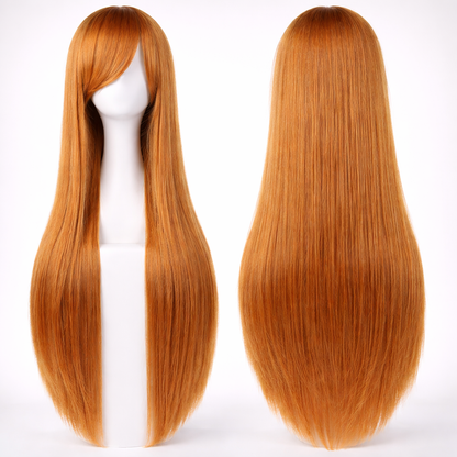 The "Ultra-Sleek" 80cm Statement Wig Makeup art