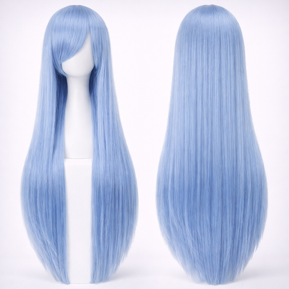 The "Ultra-Sleek" 80cm Statement Wig Makeup art