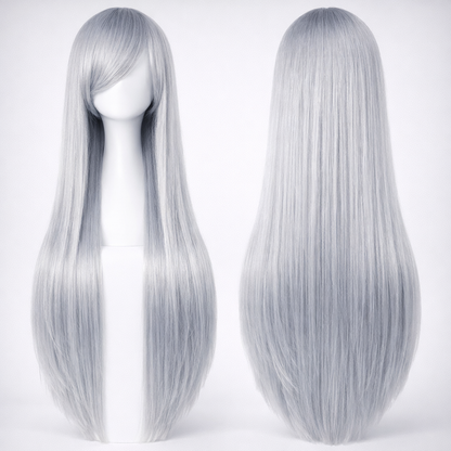 The "Ultra-Sleek" 80cm Statement Wig Makeup art