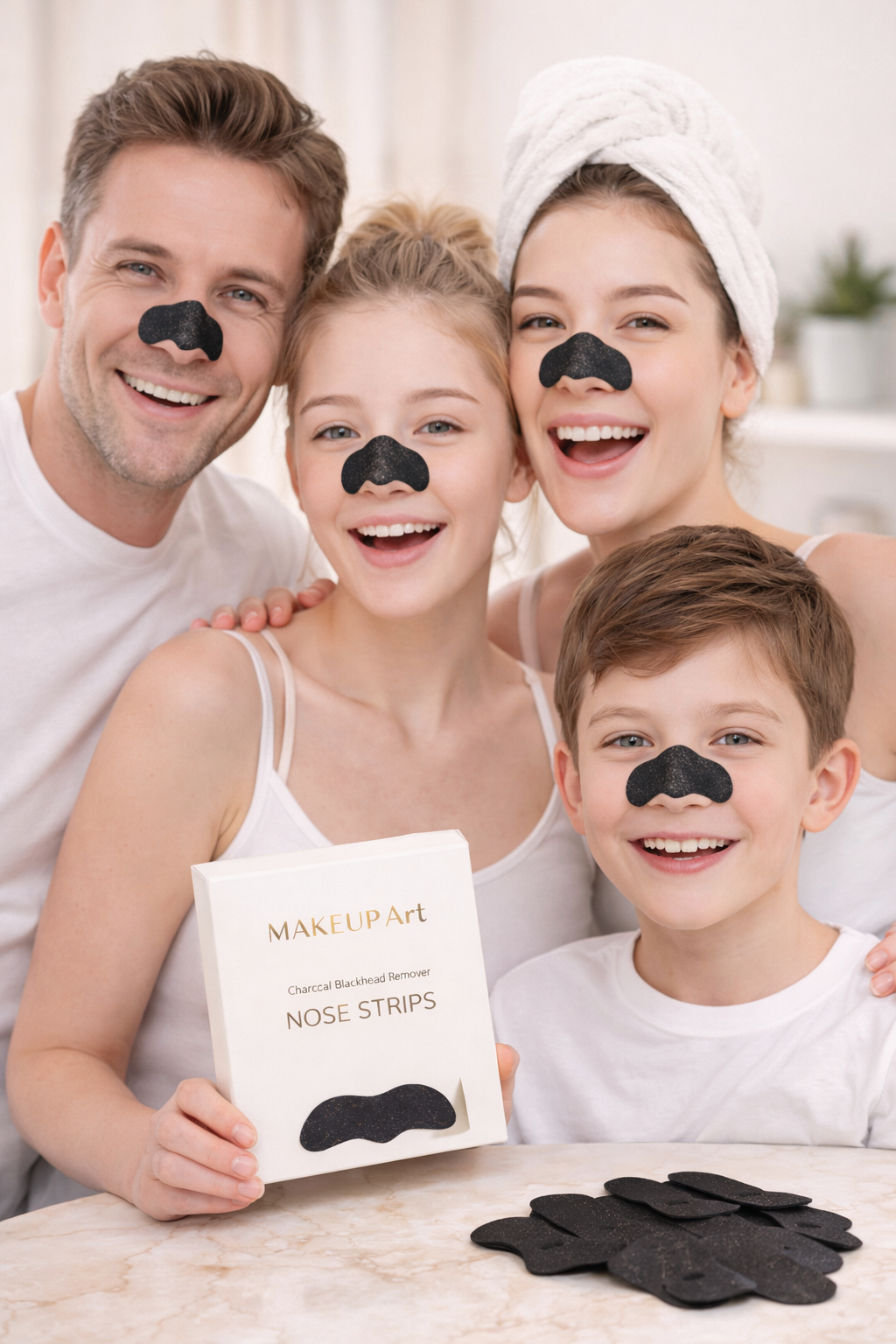 The Pore Purifier™ | Deep Cleansing Charcoal Strips Makeup art