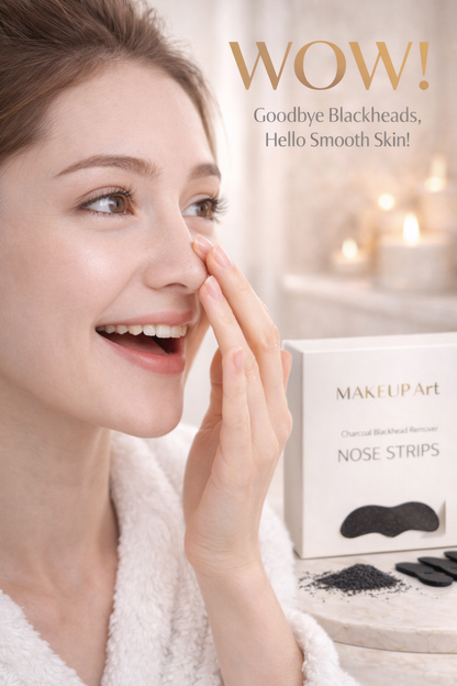 The Pore Purifier™ | Deep Cleansing Charcoal Strips Makeup art