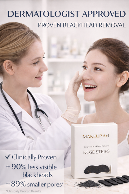 The Pore Purifier™ | Deep Cleansing Charcoal Strips Makeup art