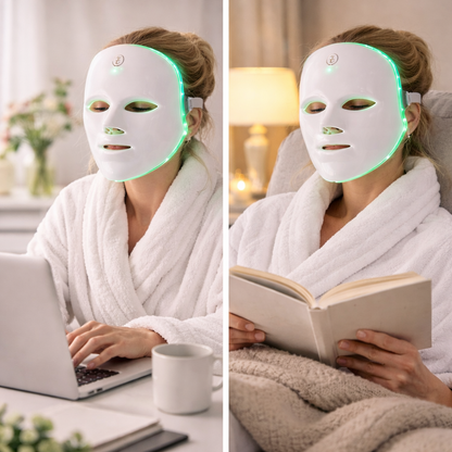 The Derma-Lux™ | 7-Color LED Light Therapy Mask - Makeup Art