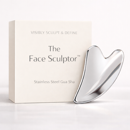 The Face Sculptor™ | Stainless Steel Cooling Gua Sha Makeup art