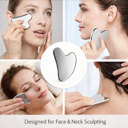 The Face Sculptor™ | Stainless Steel Cooling Gua Sha Makeup art