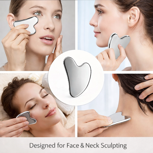 The Face Sculptor™ | Stainless Steel Cooling Gua Sha Makeup art