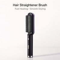 Hair Straightener Brush - Fast Heating Styling Comb Makeup art