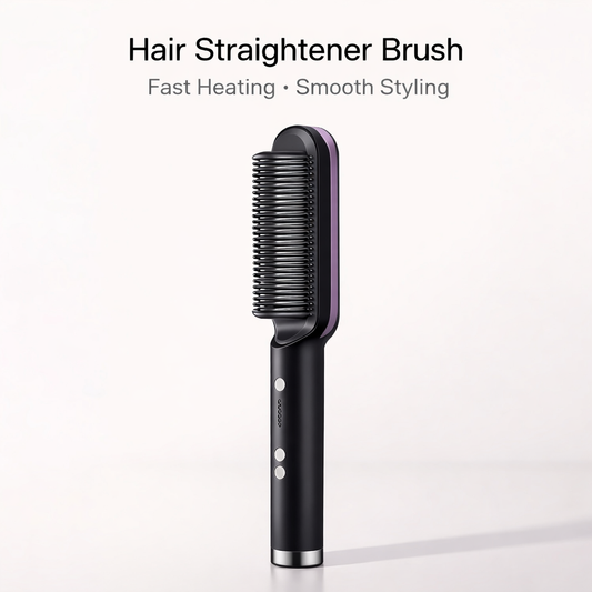 Hair Straightener Brush - Fast Heating Styling Comb Makeup art