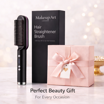 Hair Straightener Brush - Fast Heating Styling Comb Makeup art