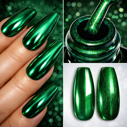 The Liquid Metal™ | Mirror-Finish Chrome Gel Makeup art
