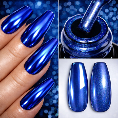 The Liquid Metal™ | Mirror-Finish Chrome Gel Makeup art