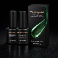 The Liquid Metal™ | Mirror-Finish Chrome Gel Makeup art