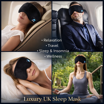 3D Contoured Bluetooth Sleep Mask Makeup art