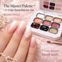 The Master Palette™ | 9-Color Solid Nail Art Gel Makeup art
