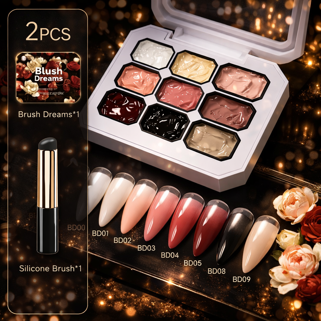 The Master Palette™ | 9-Color Solid Nail Art Gel Makeup art