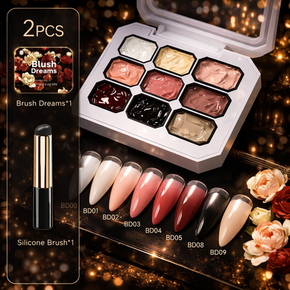 The Master Palette™ | 9-Color Solid Nail Art Gel Makeup art