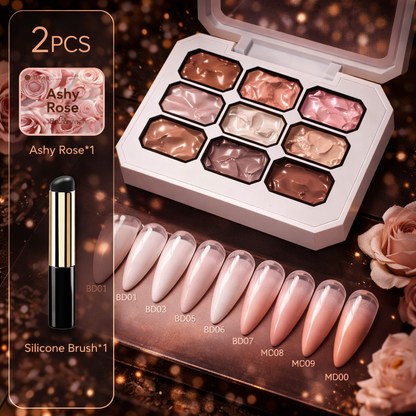 The Master Palette™ | 9-Color Solid Nail Art Gel Makeup art