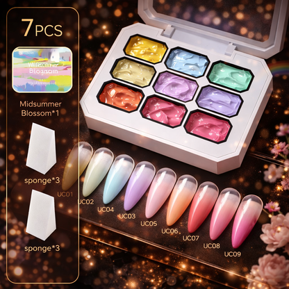 The Master Palette™ | 9-Color Solid Nail Art Gel Makeup art