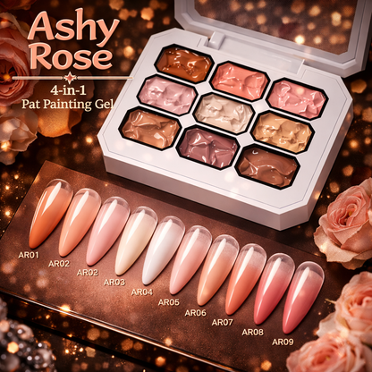 The Master Palette™ | 9-Color Solid Nail Art Gel Makeup art
