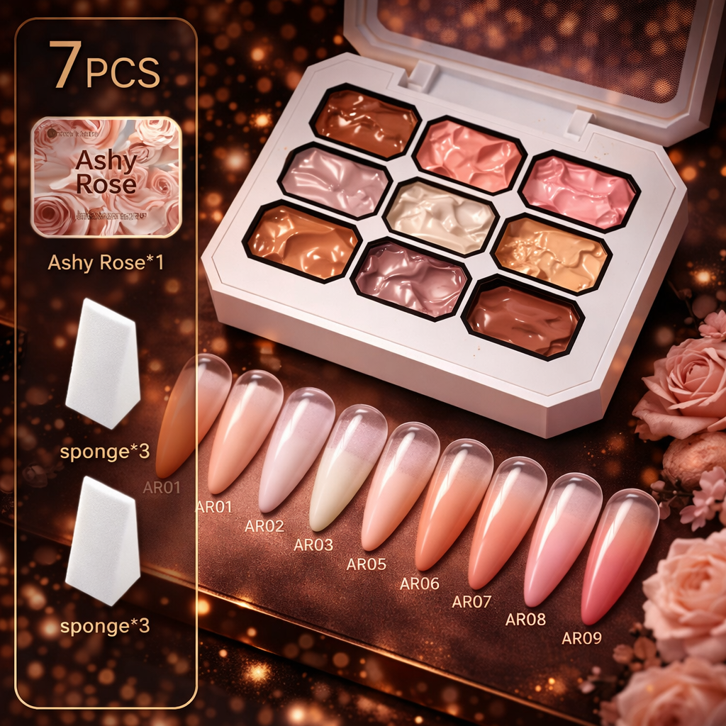 The Master Palette™ | 9-Color Solid Nail Art Gel Makeup art