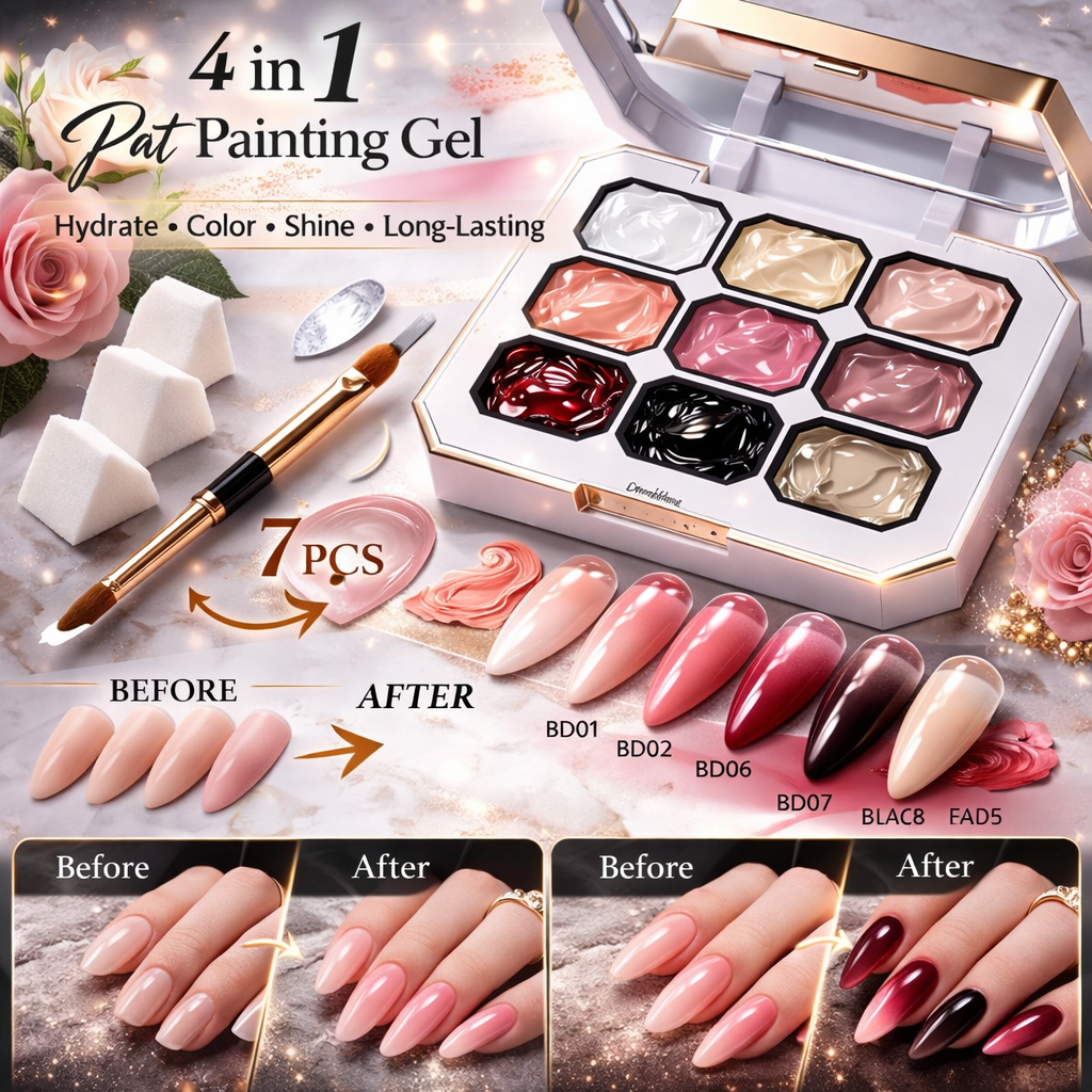 The Master Palette™ | 9-Color Solid Nail Art Gel Makeup art