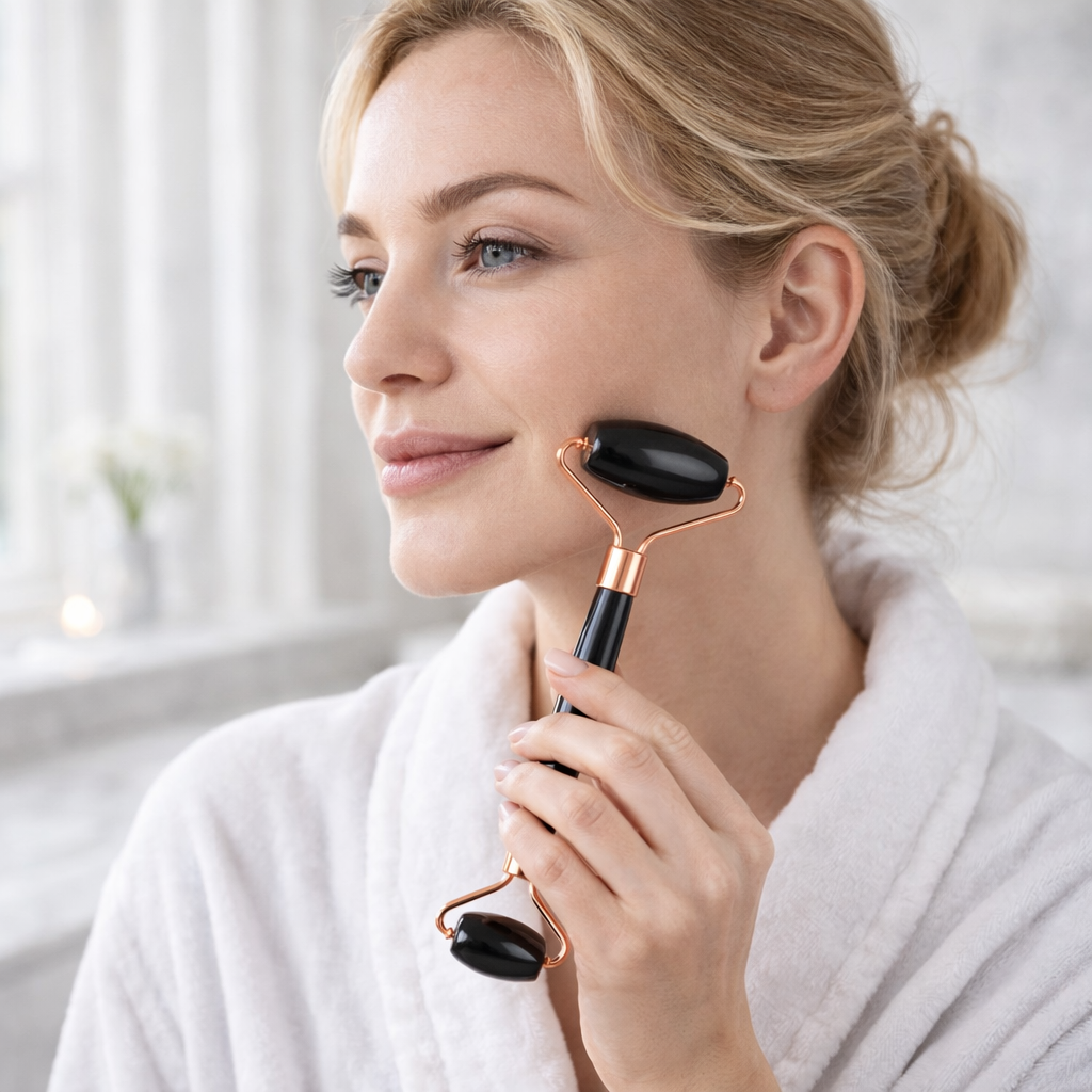 Facial Contouring Ice Roller & Gua Sha Set Makeup art