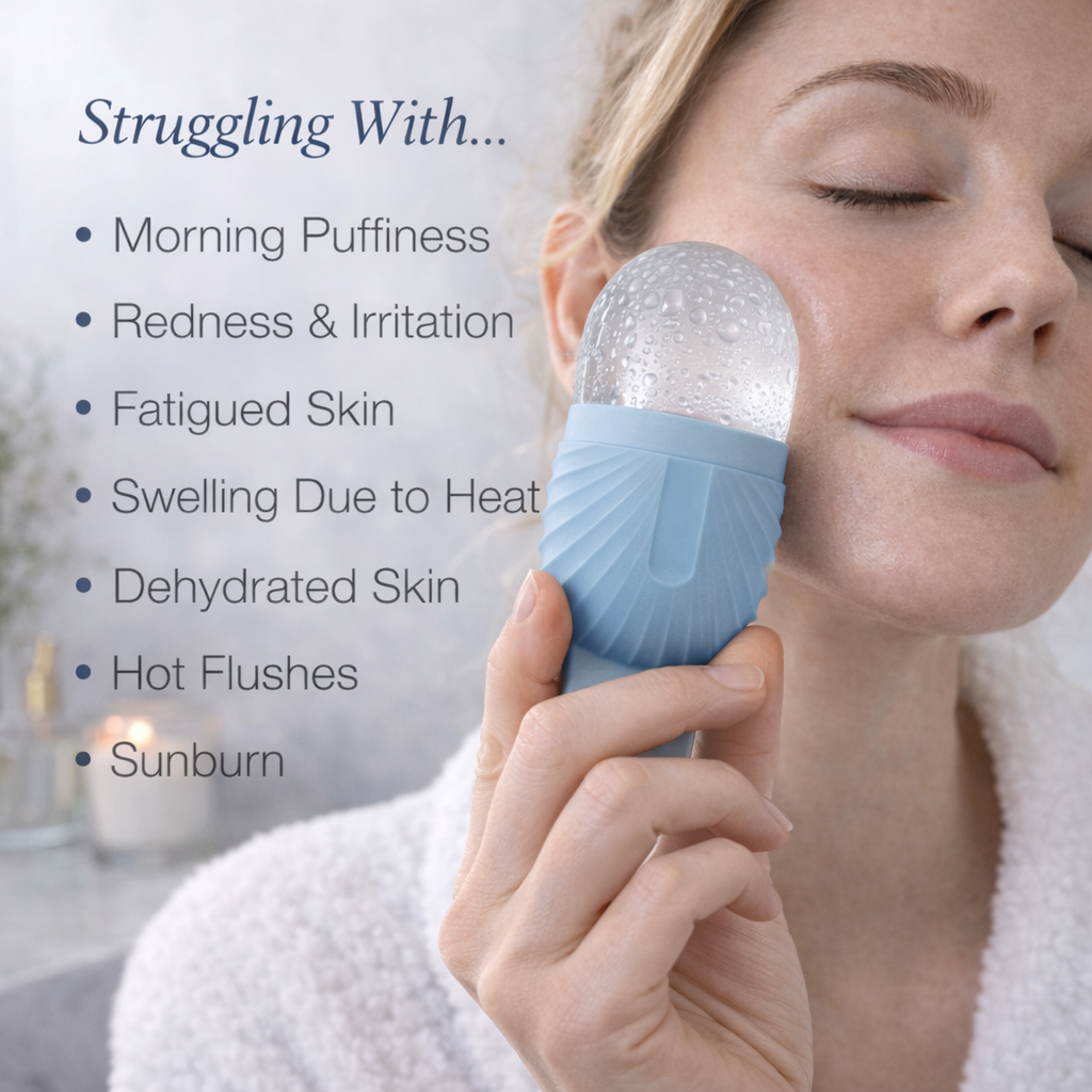 Facial Contouring Ice Roller & Gua Sha Set Makeup art