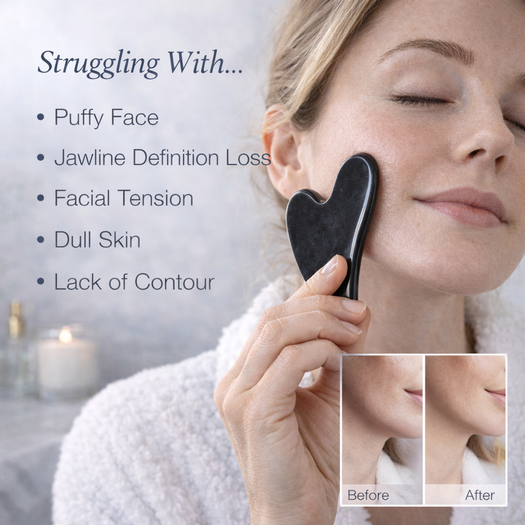 Facial Contouring Ice Roller & Gua Sha Set Makeup art