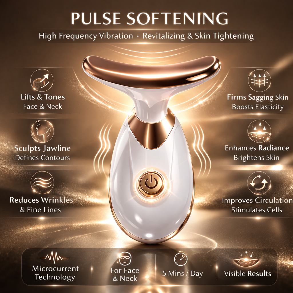 Micro-Current Face & Neck Sculptor: Lift, Firm & Define Makeup art