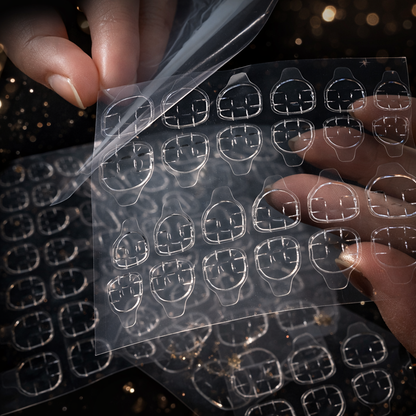 Zero-Damage Nail Adhesive Tabs: Strong Hold & Waterproof Makeup art
