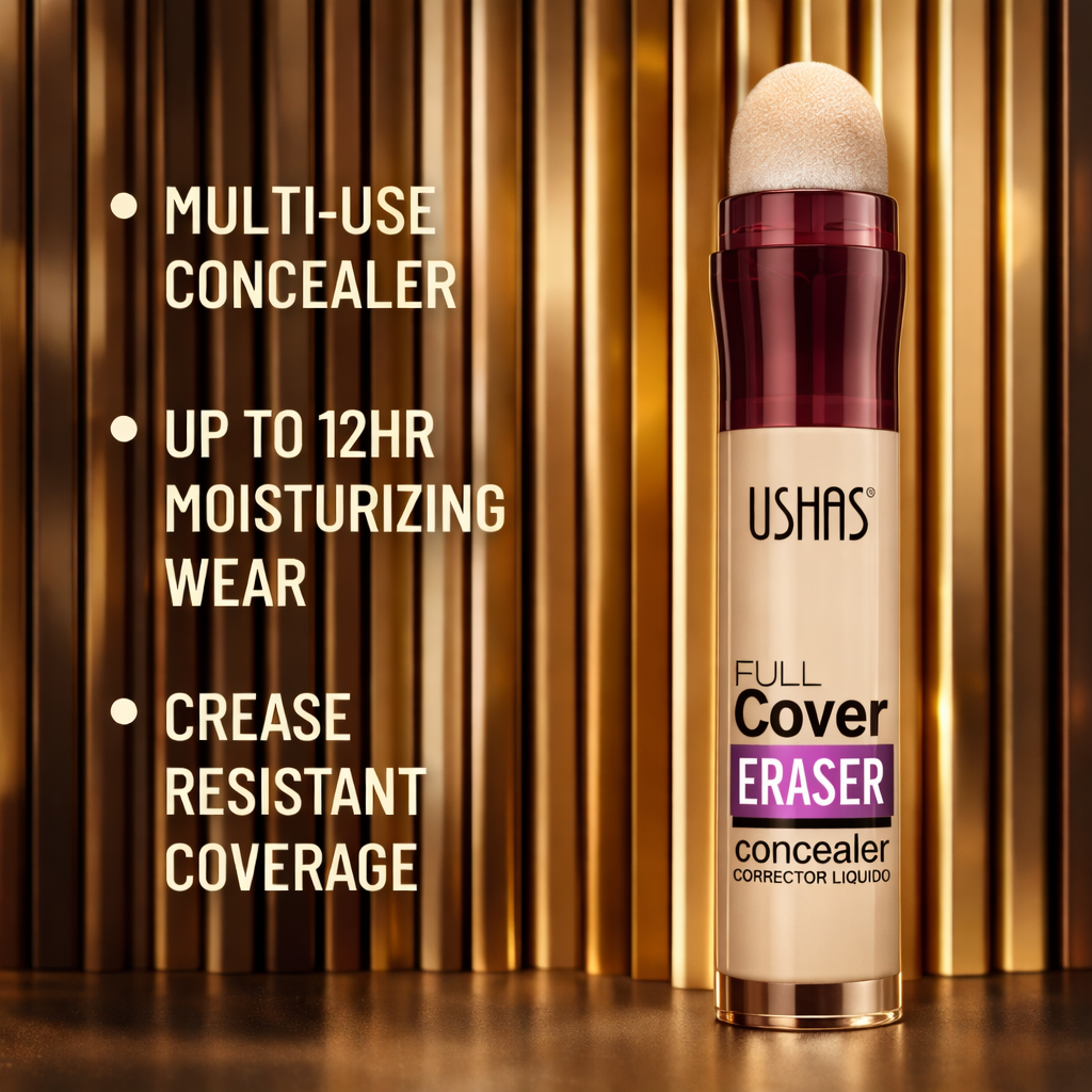 The Erase & Glow™ | Precision Micro-Sponge Concealer Makeup art