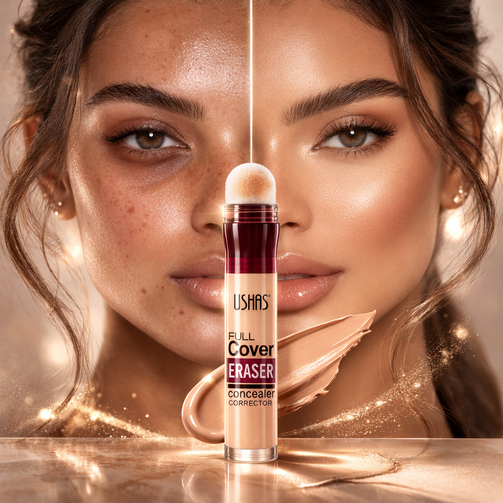 The Erase & Glow™ | Precision Micro-Sponge Concealer Makeup art
