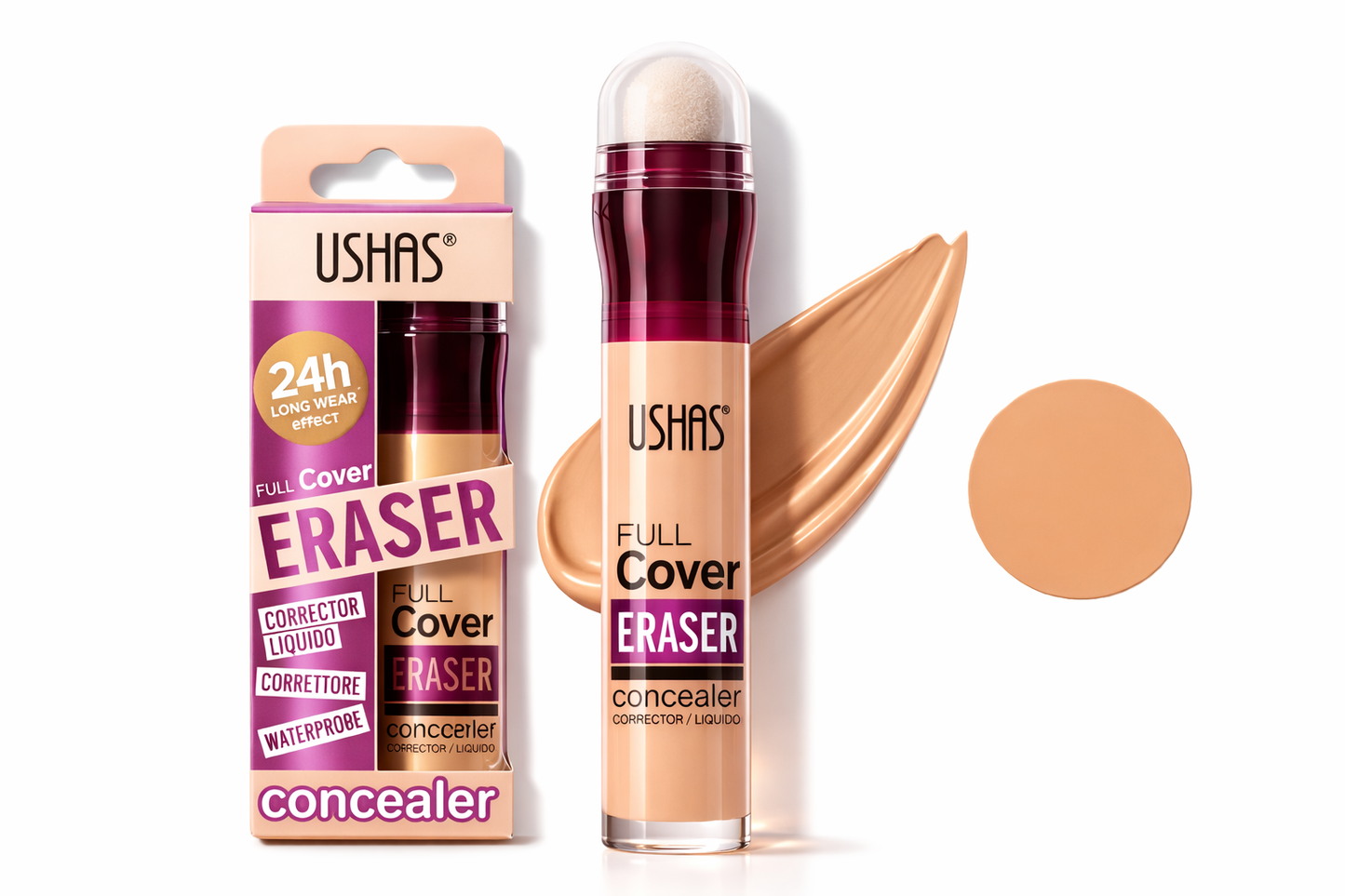 The Erase & Glow™ | Precision Micro-Sponge Concealer Makeup art