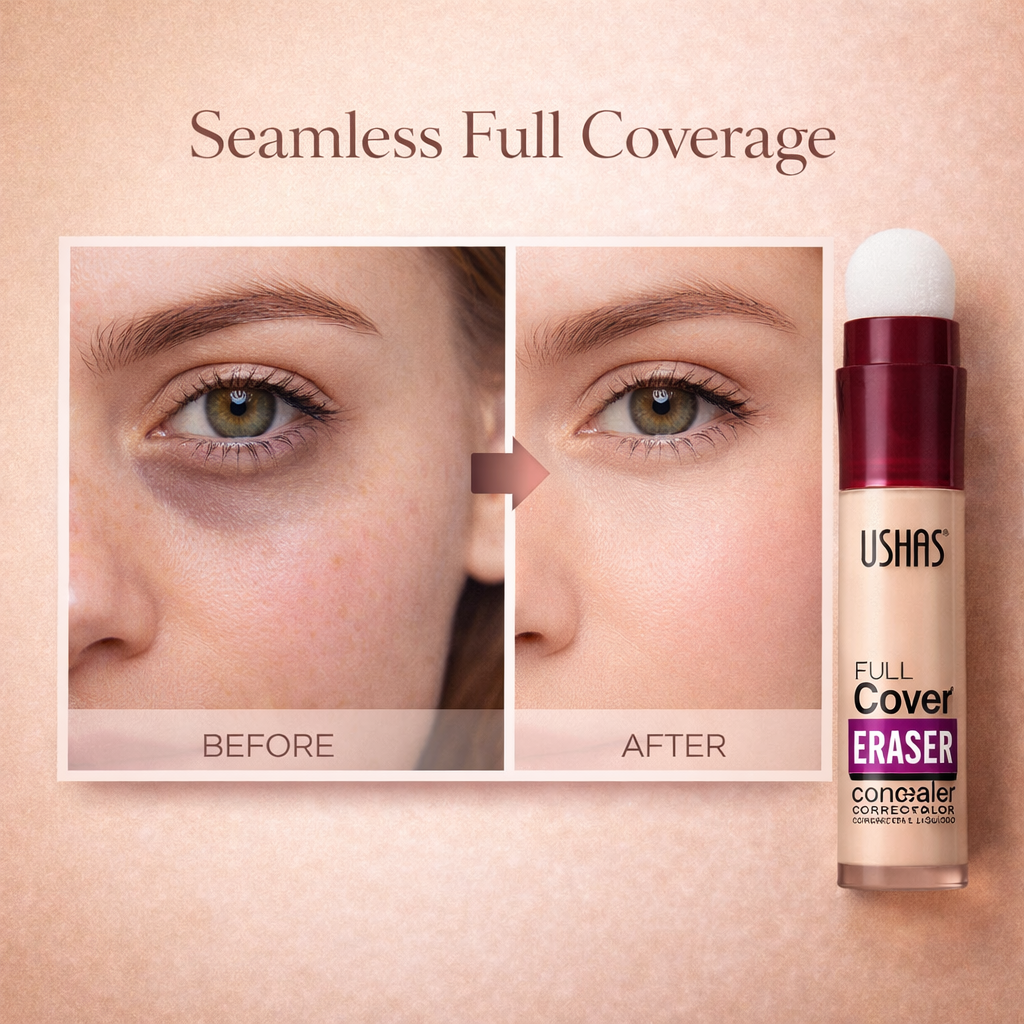 The Erase & Glow™ | Precision Micro-Sponge Concealer Makeup art