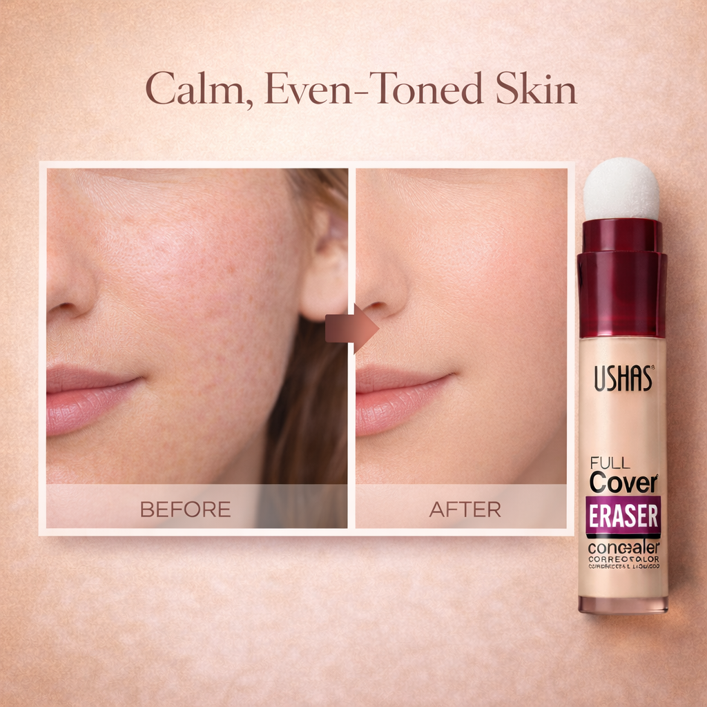 The Erase & Glow™ | Precision Micro-Sponge Concealer Makeup art