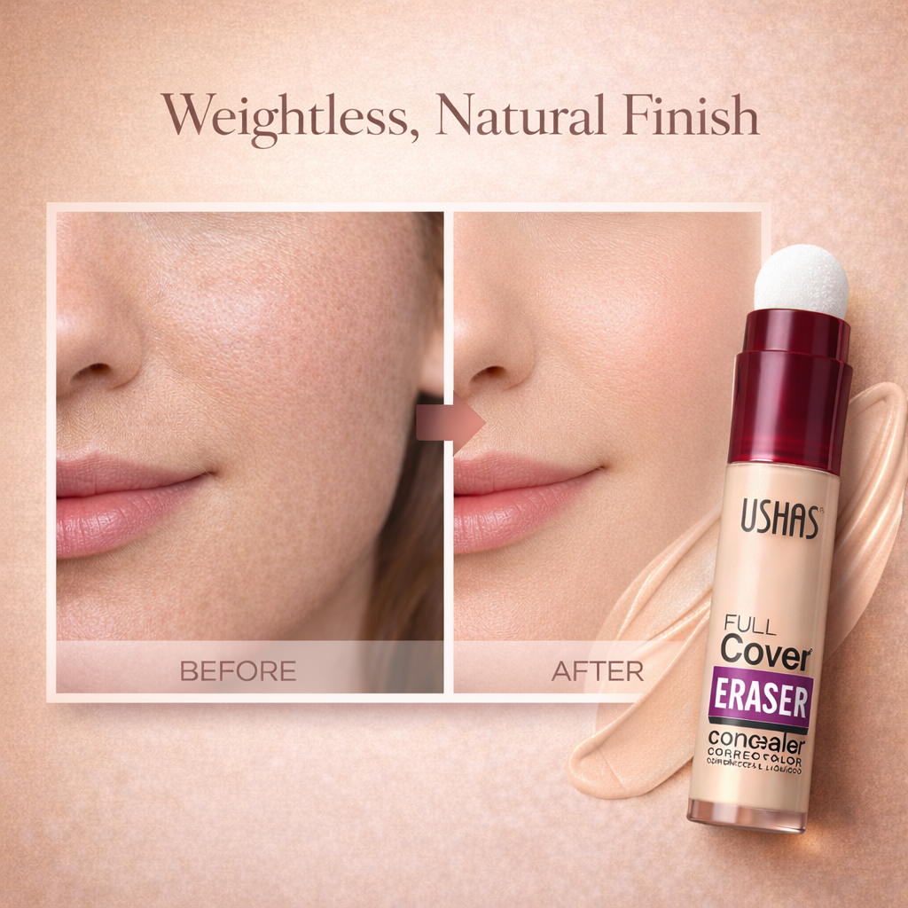 The Erase & Glow™ | Precision Micro-Sponge Concealer Makeup art