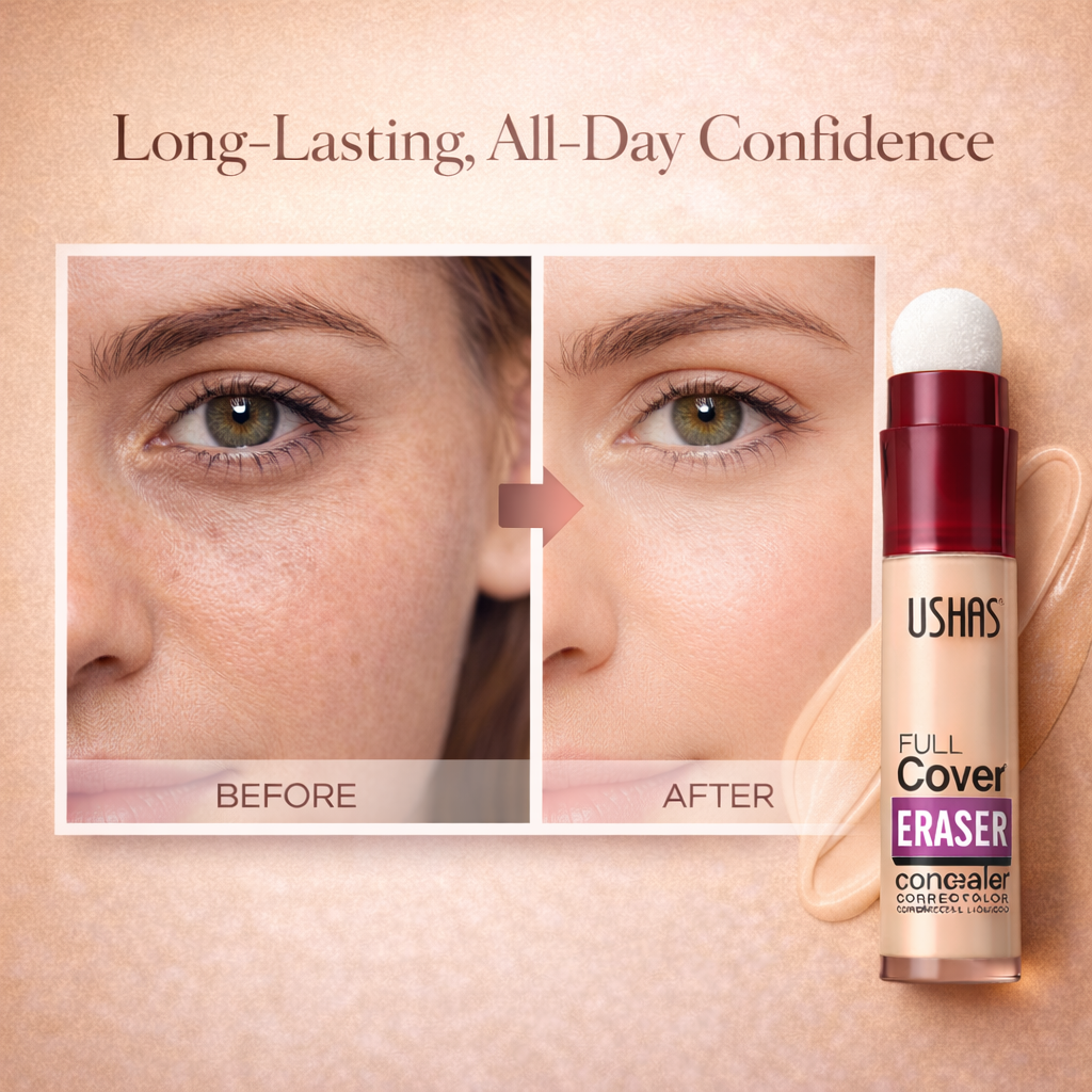 The Erase & Glow™ | Precision Micro-Sponge Concealer Makeup art