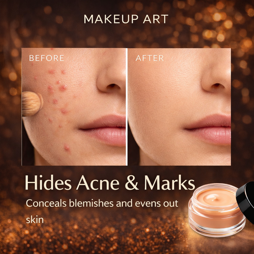 The Flawless Canvas™ | High-Performance Camouflage Cream Makeup art