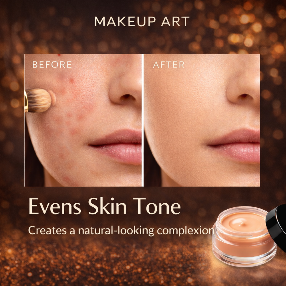 The Flawless Canvas™ | High-Performance Camouflage Cream Makeup art