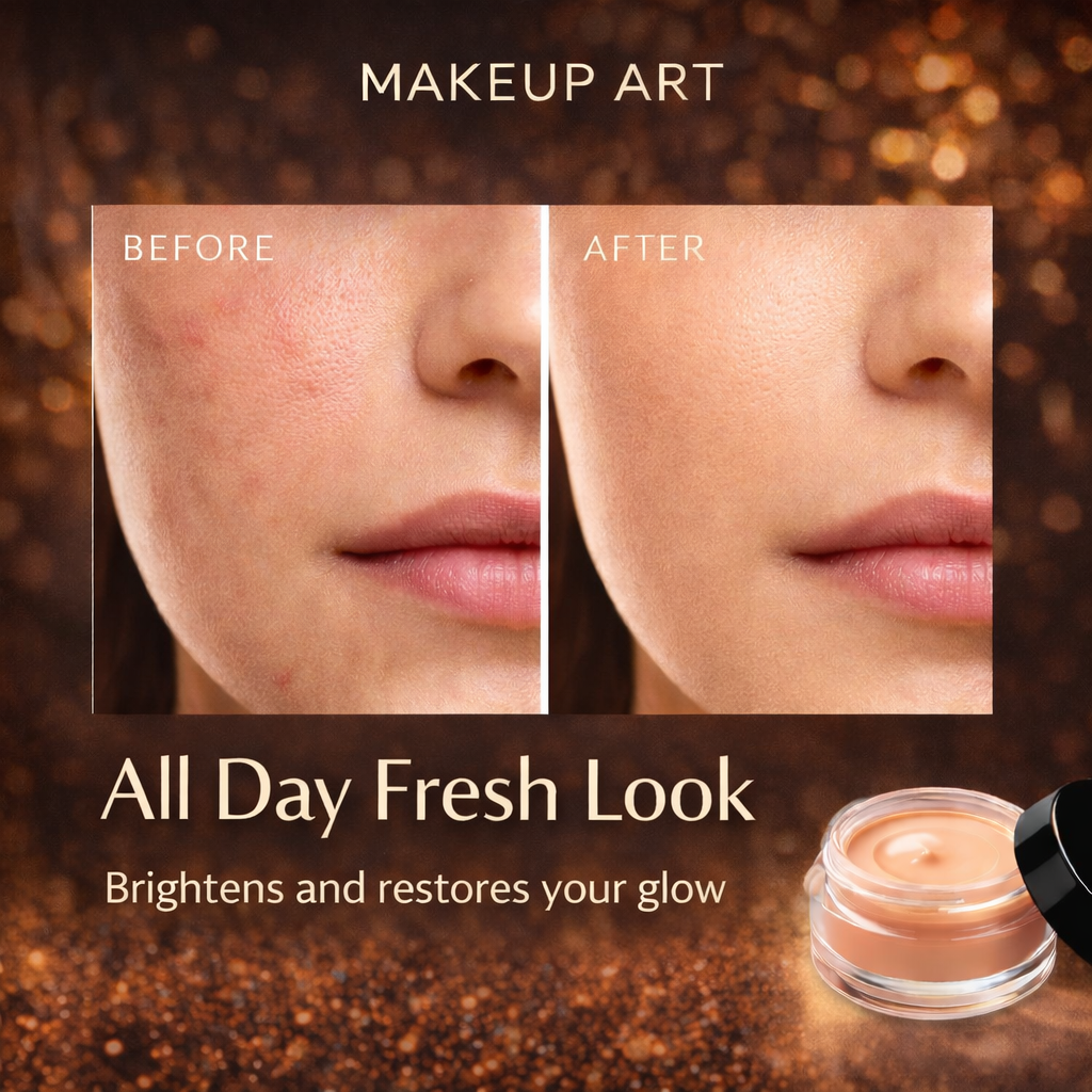 The Flawless Canvas™ | High-Performance Camouflage Cream Makeup art