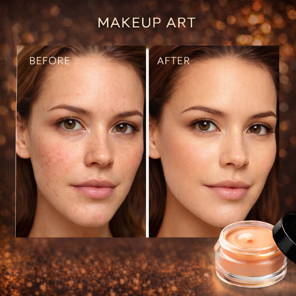 The Flawless Canvas™ | High-Performance Camouflage Cream Makeup art