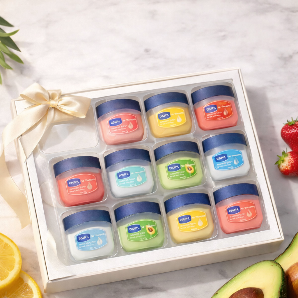 Hydrating Lip Balm Set – Natural Moisturizing Care, Repair & Protection Makeup art