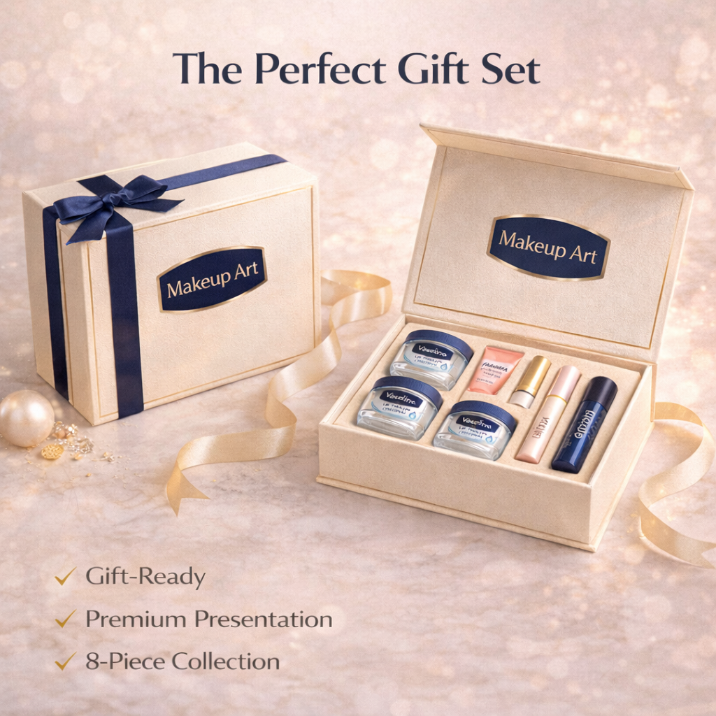 Hydrating Lip Balm Set – Natural Moisturizing Care, Repair & Protection Makeup art