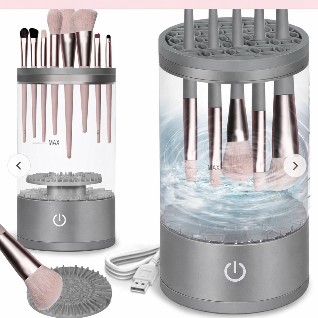Electric Brush Cleaner Pro: Auto-Wash & Dry in Seconds Makeup art