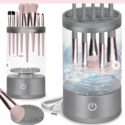 Electric Brush Cleaner Pro: Auto-Wash & Dry in Seconds Makeup art