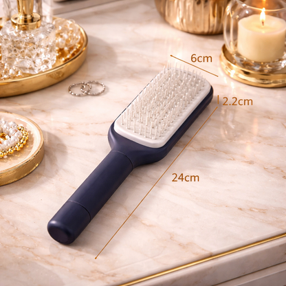 The Magic Self-Cleaning Hair Brush™ | Rotatable Air Cushion Detangling Comb Makeup Art