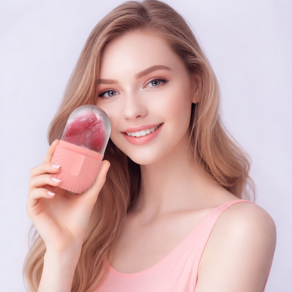 Facial Contouring Ice Roller & Gua Sha Set Makeup art