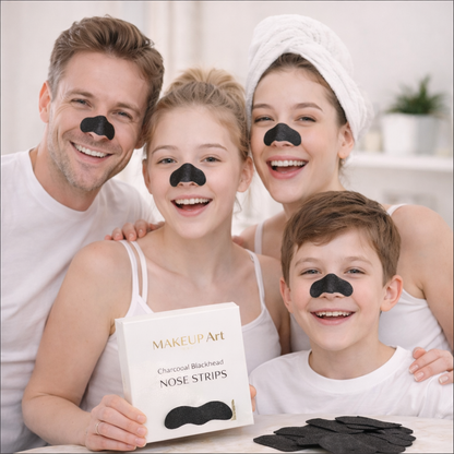 The Pore Purifier™ | Deep Cleansing Charcoal Strips Makeup art