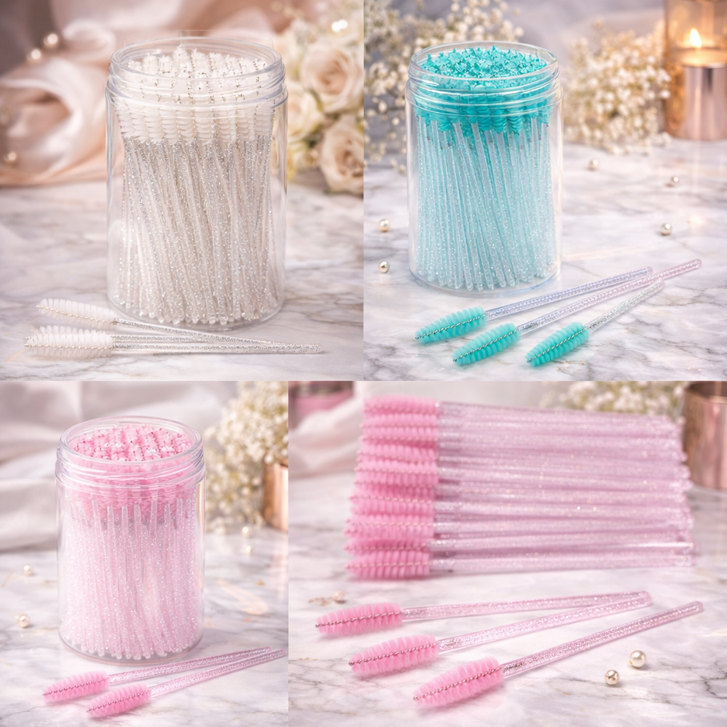 Pro Hygiene Lash & Brow Spoolies (50-Piece Set) Makeup art